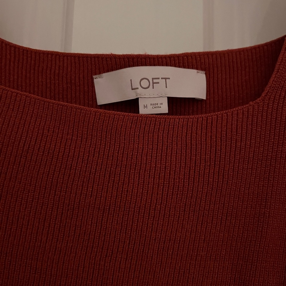 Rust sweater top - Picture 2 of 2